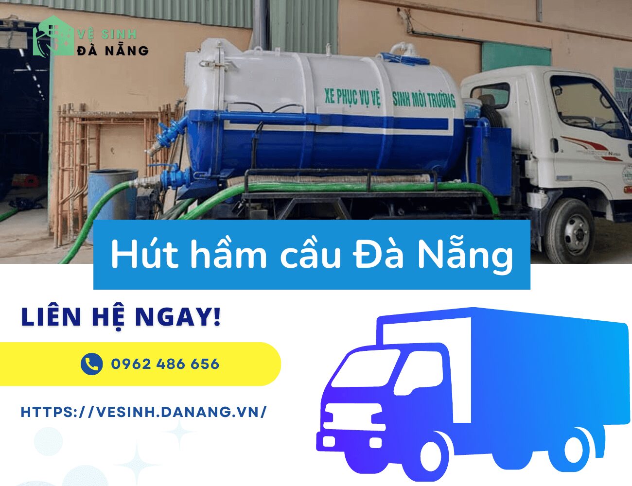 Dịch vụ hút hầm cầu Đà Nẵng giá rẻ, nhanh chóng và đáng tin cậy