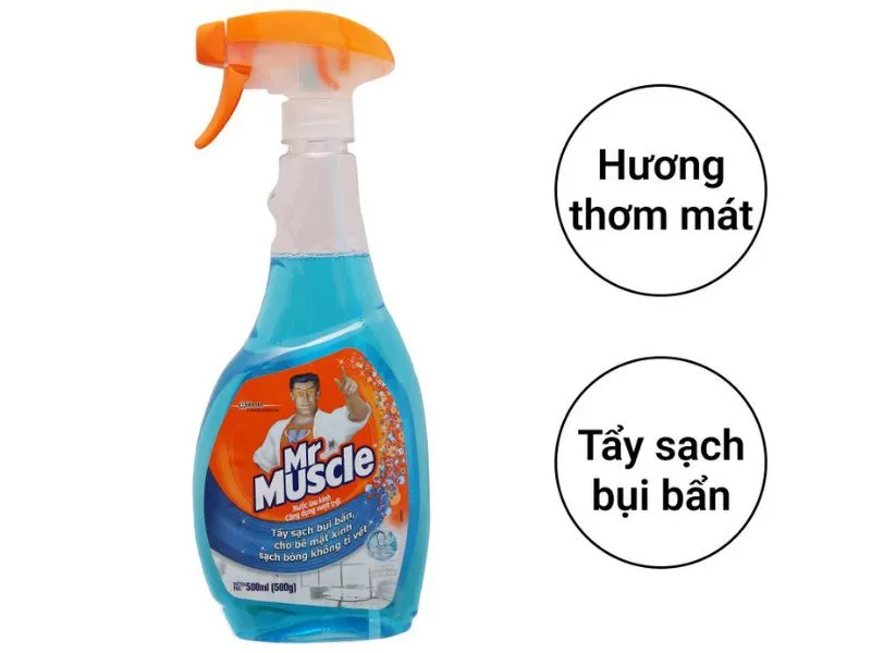 Nước lau kính Mr Muscle