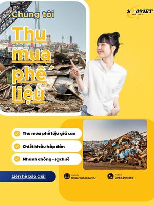 Thu mua phế liệu tận nơi, nhanh gọn